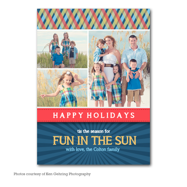 Summery Wish Holiday Card Template