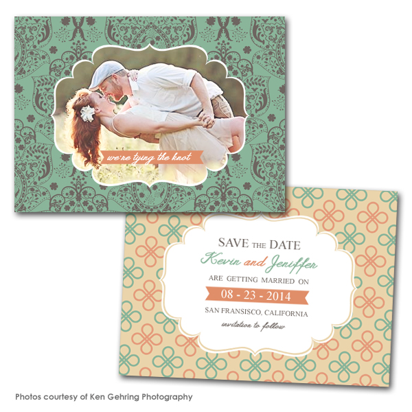 Chic LoveSave the Date Card Template
