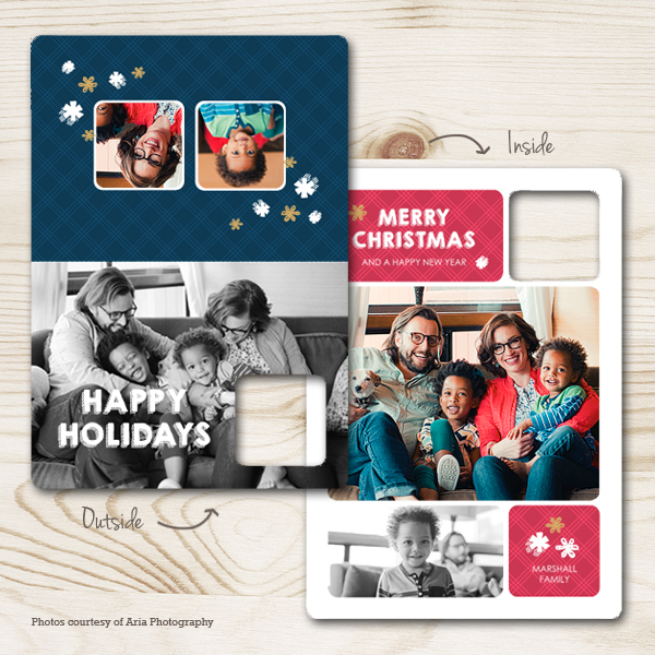 Jolly Winter Folded Holiday Card
