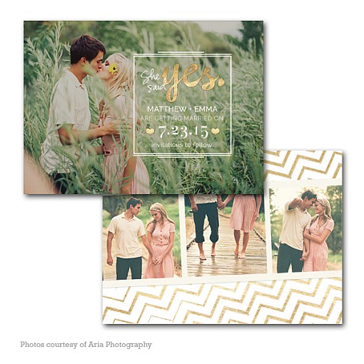 Love Charm Save The Date Card 1