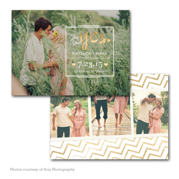 Love Charm Save The Date Card